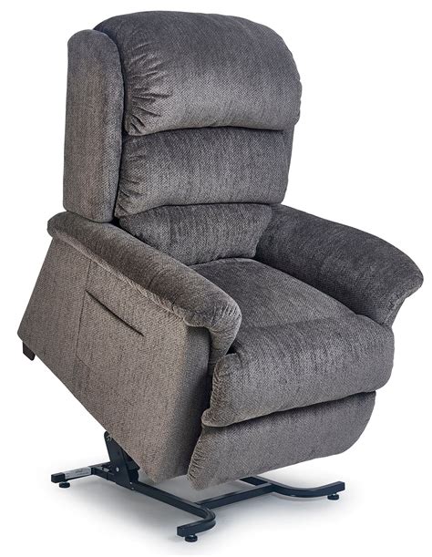 Lift chairs for sale near me - RRP $595. A very comfortable vinyl padded chair, adjustable height, which can be used as a bedside chair or commode. 160kg user weight capacity. Reinforced frame to suit a bariatric user and has a padded seat, padded armrests, lift-back toilet seat and commode bowl. The padded seat cover slides back easily for access to commode.